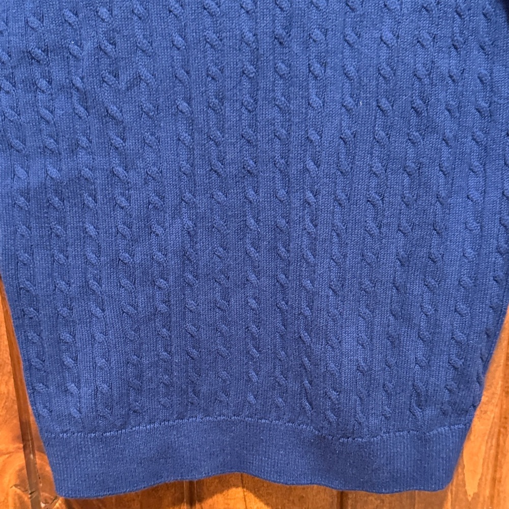 Gymboree Dark Blue Cable Knit Polo - Picture 4 of 7
